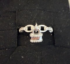 Ring Bomb Party Rg 16710 .925 Sterling Silver Size 8New with Tag