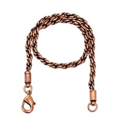 Copper Wheat Chain Anklet/Bracelet | 100 % Pure Copper Chain Anklet/Bracelets
