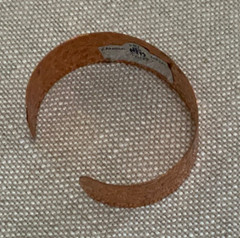Hammered Copper 1 1/8” Wide Cuff Bracelet – ZAMBIA ART NDOLA NEW UNUSED