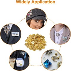 50PCS Gold Locking Pin Backs for Secure Enamel Pins Replacement – Copper
