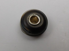 Authentic Trollbeads Black Silk Bead Charm .925 LAA