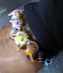 Anime jewelry wrist wear Evolution Family charm / Eevee bracelet