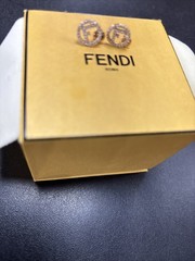 Fendi authentic FF Logo earrings