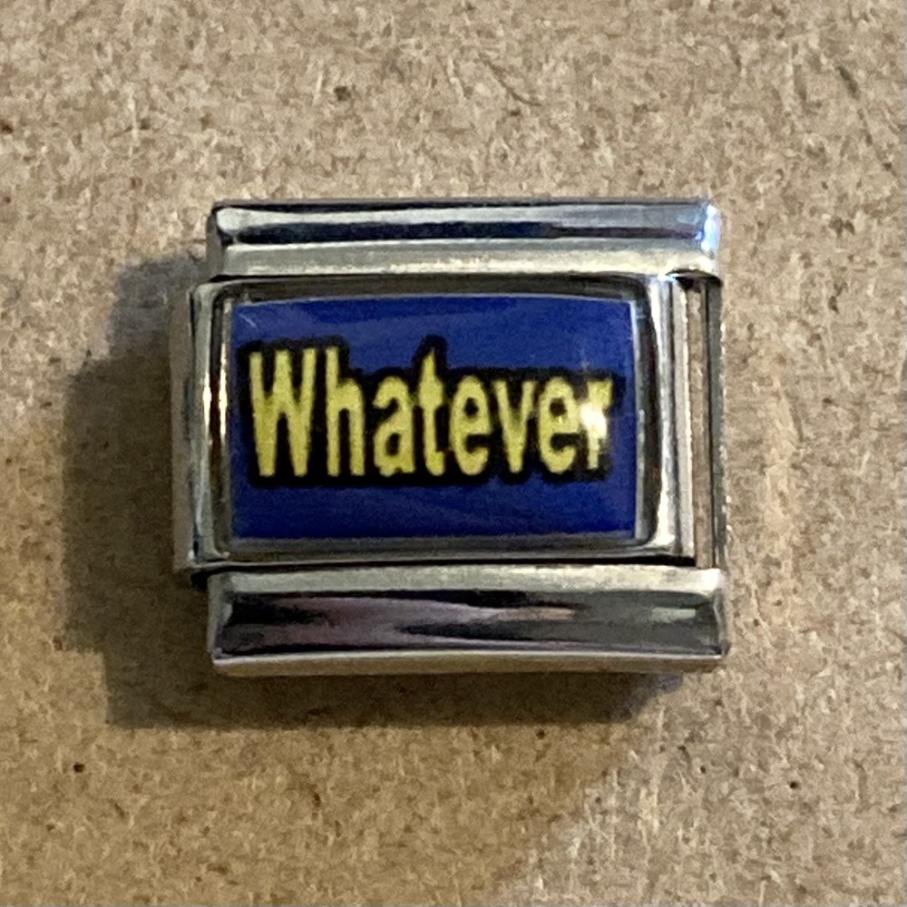 Whatever 9mm Italian Modular Link Charm for bracelet