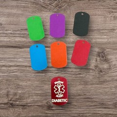 Custom Engraved Personalized Medical Alert ID Dog Tag