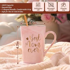 Unique Handmade Marble Coffee Mug for Moms, Perfect Gift for All Occasions