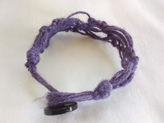 Bracelet Anklet Macrame Braided Hemp Unisex 10″ Eco Friendly USA Seller New