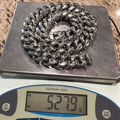 Mens 316L Stainless Steel Miami Cuban Link Chain Heavy Necklace 22MM Thick 24″