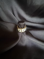 Authentic FENDI Bangle & Ring – “Forever FENDI” Line. Size M. Used condition