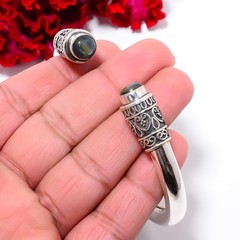 Kyanite – Nepal 925 Sterling Silver Bali Cuff|C1000394112