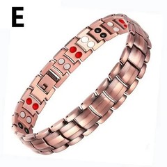 Men’s Bracelet Magnetic Therapy Arthritis Pain Relief Pure Solid Copper Bangle