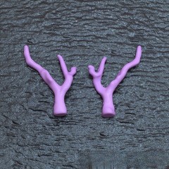 New acrylic tree branch bead hairpin headband necklace earrings accessories