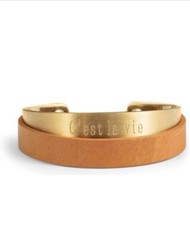 C’est La Vie Cuff Bracelet• Gift For Any Occasion• Adjustable Unisex