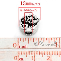 Frog On The Moon European Bead – Inspirational Bead For European Charm Bracelets