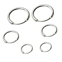 New Round Small Sleeper Hoops Earrings 3 Pairs Earrings Hoop13mm 14mm 15mm Gift-