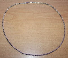 3.5 mm Solid Stainless Steel Rope Chain Necklace 28.5″ 25 Grams Total Weight New