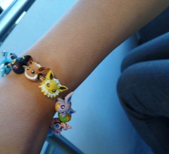 Anime jewelry wrist wear Evolution Family charm / Eevee bracelet