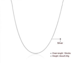 10PCS wholesale 925 sterling solid silver 1MM 16-30inch snake chain necklace