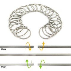 24 PCS 4.5mm Silver Guitar String Bracelet Set, Womens Coil Bracelets, Stackable