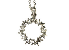 New 20pcs Crystal Charm Pendant Necklaces #136 Fairy Monkey Basketball Snail Bow