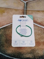 4Ocean braided bracelet Loggerhead Sea Turtle Edition – SeaGreen 4 Ocean