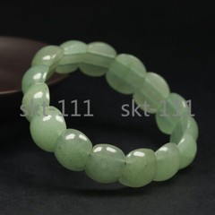 100% Natural Grade A Emerald Green Jade Bangle Bracelet Aventurine 7.5″