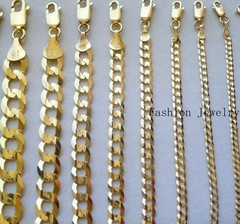 CUBAN LINK CHAIN 14K SOLID GOLD 2MM – 9.5MM WOMEN”S/MEN’S NECKLACE CHAIN 16″-30″
