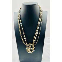 Sweet Romance USA Sea Turtle Starfish Aurora Borealis Multi Strand Necklace