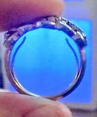 Gold Color Scroll Design Band Ring Size 6 No Stone Pre-Owned Metal Unknown