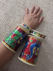 Bangle Cuff Bracelets India Peacock Banjara