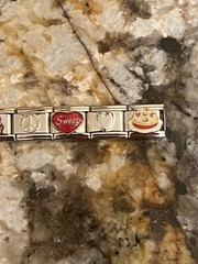 20 Charm Cherries/ Dangling Rose/ Lips/ Ooh La La Bracelet Italian Charm New