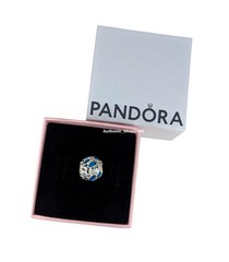 New 100% Authentic PANDORA Blue Splash Openwork Swimming Fish Charm 79469901