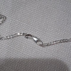 Silver 925 Chain Cornoline Stone Color Red 925 Silver
