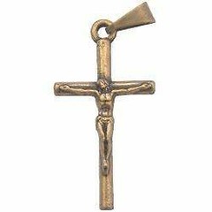 Rosary crucifix – Small – Bronze grade A (2.5×1.5cm-1×0.6″)