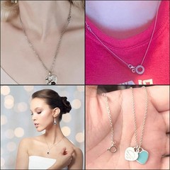 925 Sterling Silver Necklace Extenders 2 3 4 Inch Extension Chain Set