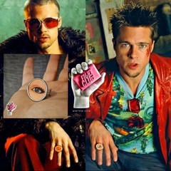 Fight Club Tyler Durden v2.0 Winking Blinking Eye Ring Costume Limited Run WWTDW