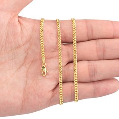 14K Yellow Gold 3mm-12.5mm Miami Cuban Link Chain Necklace Mens Women 16″- 30″