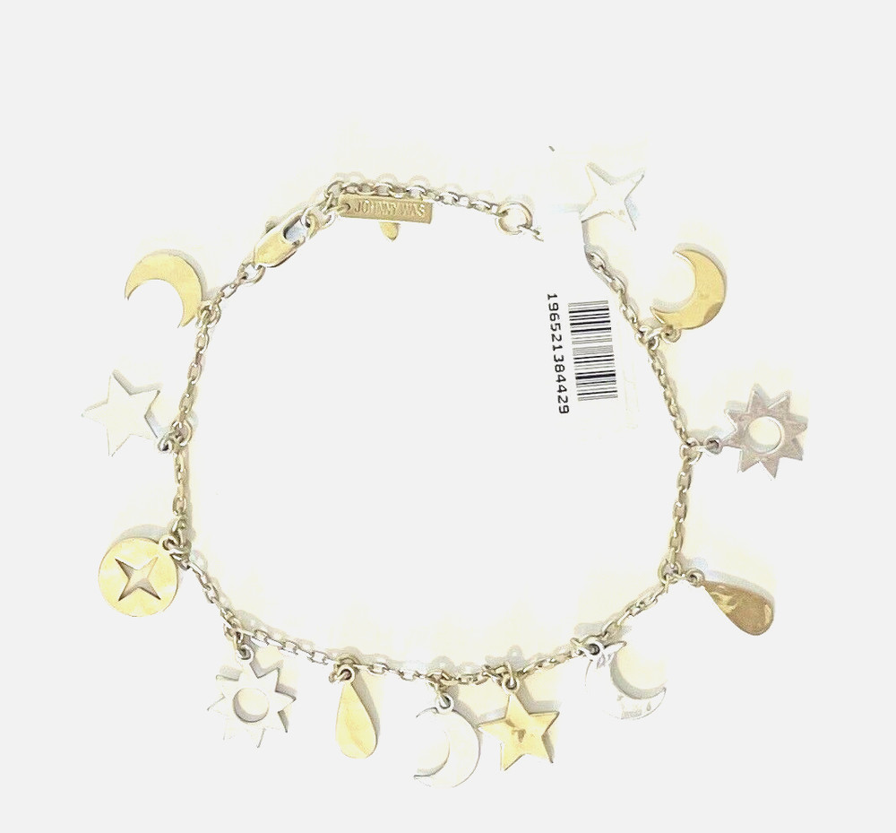 Johnny Was $128 MOONDANCE CHARM BRACELET, Pouch, Small JW Gift Bag! NWT