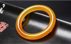 Fashion 100% Natural Round Agate Chalcedony Jewelry Bangle Bracelet 56mm-62mm A