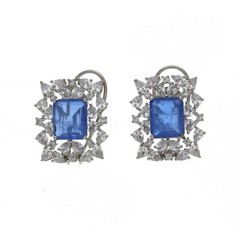 Luxurious Cubic Zirconia for Earrings with Brilliant CZ Accents