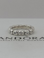 Pandora Sterling Silver Bright Lights Ring US 5.0 EU 50 #190829CZ