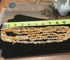 Ross Simons Sterling Silver 925 Necklace Torsade Baroque Pearls Citrine Quartz