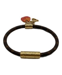 LOUIS VUITTON Bracelet Pumpkin Brown M1006E Authentic From Japan