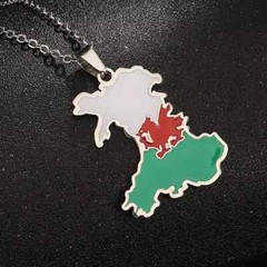 Nation Flag Pendant Chain