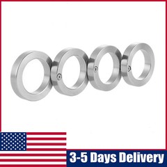 4x Rotatable Folding Ring Clasp Ring Stainless Steel Outdoor For Hiking Men USA
