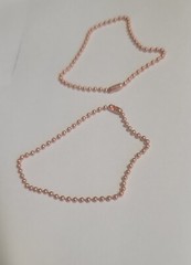 2 Pure Copper Anklet Beaded. 9 1/2 Inches 7th Anniversary Wedding Gift.