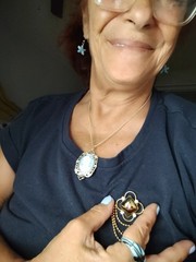 Brooch Pin Gold Tone Dangle Square Black Glass Cabochon Clear Stones