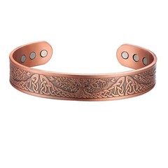 Hand Forged Copper Alloy Bracelet Solid Copper Arthritis Relief Bracelet