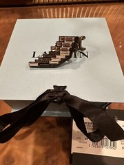 Lanvin Crystal Statement Eagle Oversized Cocktail Ring In Box With Tags Size 55