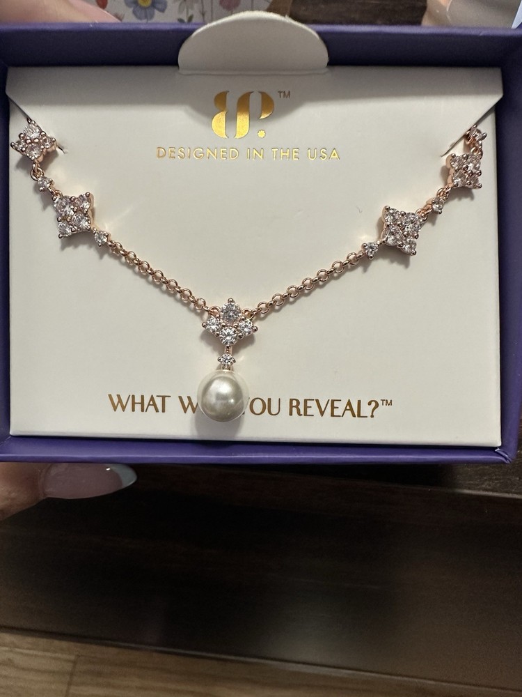 Bomb Party June 2026 NK25489 We Live For The Sparkle Pearl On Rose Gold Plating